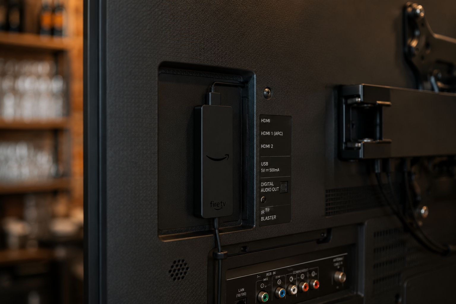 The Fire TV pairing App ready to install on a television